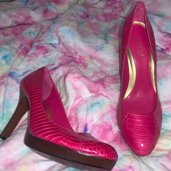Ralph Lauren Shoes - Hot Pink Ralph Lauren Pumps